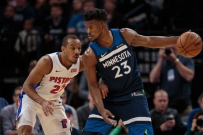  森林狼唐斯内外兼修，活塞格兰特对位完全处于下风